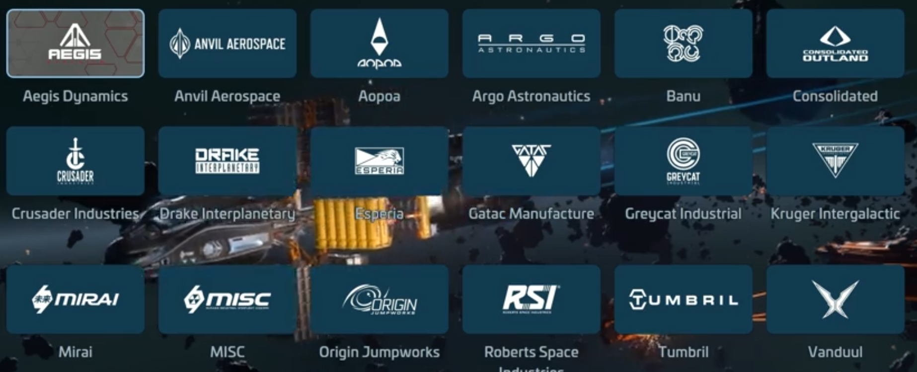 SHIP_MANUFACTURERS